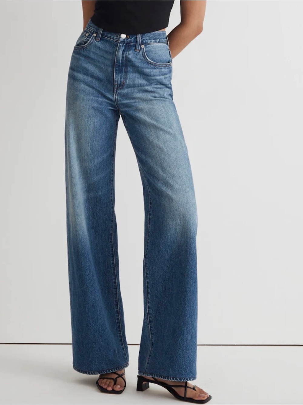 Madewell SuperWide-Leg Jeans Fannin Wash
